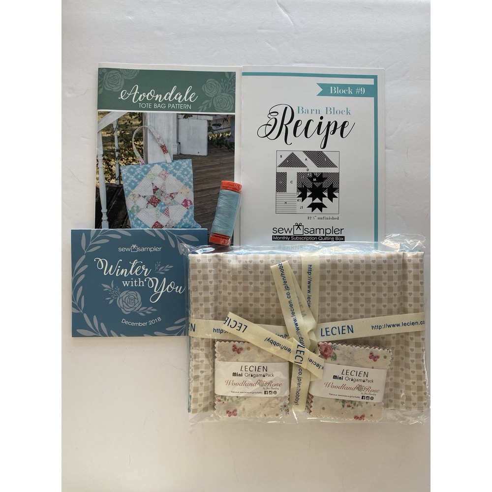 Sew Sampler Box Items Jera Brandvig For Lecien Fabrics NIP Dec 2018 Quilt Kit